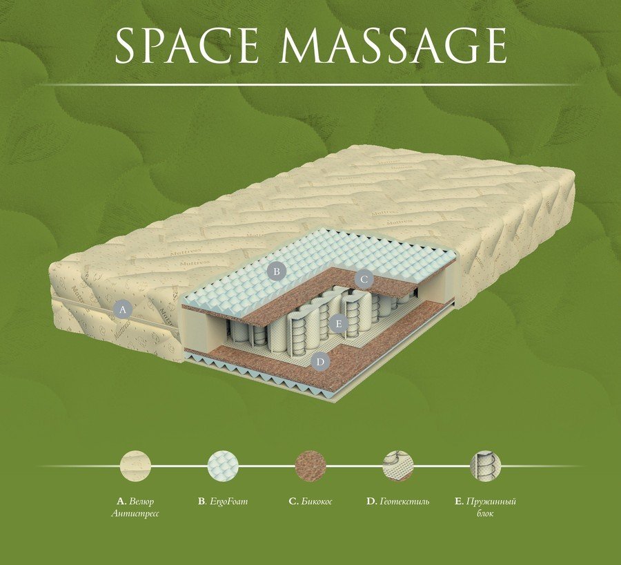 Матрас dreamline space massage